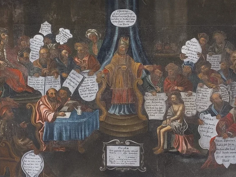 1697-Mogens Thrane - Gesù da Caifa